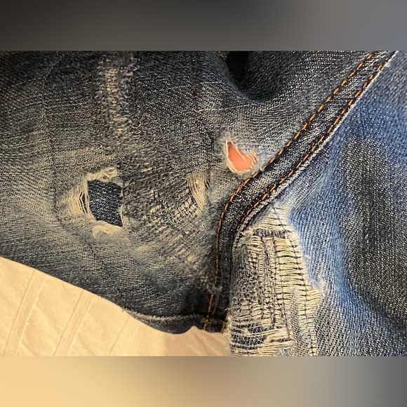 Joe's The Brixton Dark Wash Denim Blue Jeans Men's Sz 38 (Has a hole) - Picture 12 of 16